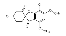 7-Chlor-4,6-dimethoxy-grisantrion-(3,2',4')_2855-90-5