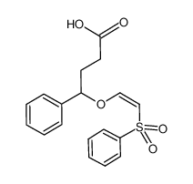 4-[(1Z)-2-(phenylsulfonyl)vinyloxy]-4-phenylbutanoic acid_285545-75-7