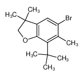 5-bromo-7-t-butyl-3,3,6-trimethyl-2,3-dihydro-benzofuran_285549-31-7