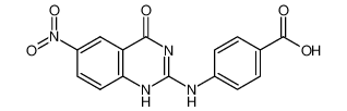 4-[(6-nitro-4-oxo-1,4-dihydroquinazolin-2-yl)amino]benzoic acid_285556-39-0