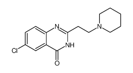 6-chloro-2-(2-piperidin-1-yl-ethyl)-3H-quinazolin-4-one_2856-53-3