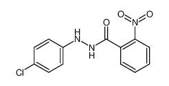 2-nitro-benzoic acid-[N'-(4-chloro-phenyl)-hydrazide]_28561-74-2