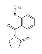 1-(2-methylsulfanyl-benzoyl)-pyrrolidin-2-one_28566-68-9
