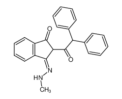 2-(Diphenylacetyl)-1,3-indandion-1-methylhydrazon_28568-36-7