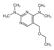 5-ethoxymethyl-N2,N2,N4,N4-tetramethyl-pyrimidine-2,4-diamine_2858-11-9