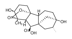2β,4a,7-trihydroxy-1β,8ξ-dimethyl-4aα,7β-gibbane-1α,10β-dicarboxylic acid-1=)4a lactone_28580-52-1