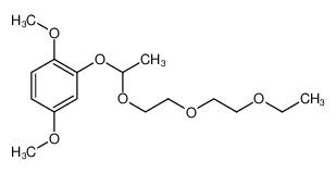 2-[1-[2-(2-ethoxyethoxy)ethoxy]ethoxy]-1,4-dimethoxybenzene_28583-55-3