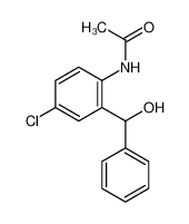 N-[4-chloro-2-[hydroxy(phenyl)methyl]phenyl]acetamide_28586-46-1