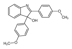2,3-bis-(4-methoxy-phenyl)-3H-indol-3-ol_28586-70-1