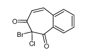 2-Brom- 2-chlor-4,5-benzocyclohepta-4,6-dien-1,3-dion_28591-65-3