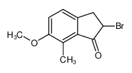 2-Brom-6-methoxy-7-methylindan-1-on_28596-73-8