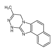 9-methyl-8,11-dihydro-naphtho[1',2':4,5]imidazo[2,1-c][1,2,4]triazine_28597-30-0