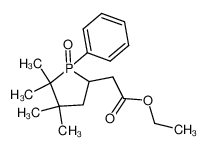 (4,4,5,5-tetramethyl-1-oxo-1-phenyl-1λ5-phospholan-2-yl)-acetic acid ethyl ester_28598-39-2
