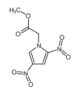 1-Methoxycarbonylmethyl-2,4-dinitro-pyrrol_2860-80-2