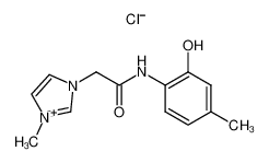 3-[(2-Hydroxy-4-methylphenylcarbamoyl)methyl]-1-methyl-3H-imidazol-1-ium chloride_286008-04-6
