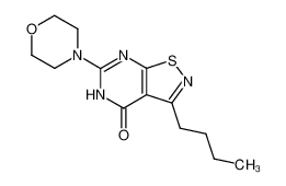 3-butyl-6-morpholin-4-yl-5H-isothiazolo[5,4-d]pyrimidin-4-one_28608-17-5