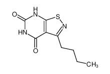 3-butyl-7H-isothiazolo[5,4-d]pyrimidine-4,6-dione_28608-19-7
