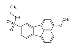 N-Ethyl-4-methoxyfluoranthen-12-sulfonamid_28609-77-0