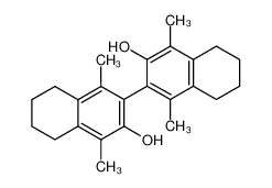 1,4,1',4'-Tetramethyl-5,6,7,8,5',6',7',8'-octahydro-[2,2']binaphthalenyl-3,3'-diol_28612-72-8
