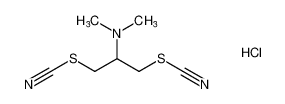 N,N-dimethyl-1,3-dithiocyanatopropan-2-amine hydrochloride_28614-67-7