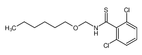 2,6-Dichloro-N-hexyloxymethyl-thiobenzamide_28620-39-5