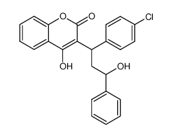 3-[1-(4-Chloro-phenyl)-3-hydroxy-3-phenyl-propyl]-4-hydroxy-chromen-2-one_28621-84-3