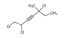 1,2,5-Trichloro-5-methyl-hept-3-yne_28627-26-1
