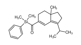 6-methyl-9-(1-methylethyl)bicyclo[4.3.0]nona-2,9-diene-1-carbonyl(dimethyl)phenylsilane_286365-99-9