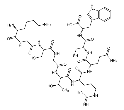 L-lysylglycyl-L-cysteinylglycyl-L-threonyl-L-arginyl-L-glutaminyl-L-cysteinyl-L-tryptophan_286379-13-3