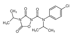 N-(4-chlorophenyl)-N,4-diisopropyl-3,5-dioxo-1,2,4-oxadiazolidine-2-carboxamide_286416-22-6