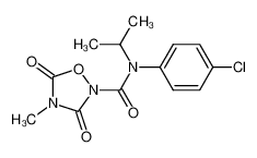 N-(4-chlorophenyl)-4-methyl-N-(1-methylethyl)-3,5-dioxo-1,2,4-oxadiazolidine-2-carboxamide_286416-45-3
