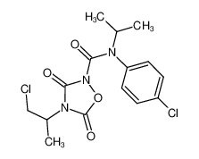 N-(4-chlorophenyl)-4-(1-chloropropan-2-yl)-N-isopropyl-3,5-dioxo-1,2,4-oxadiazolidine-2-carboxamide_286419-60-1