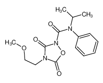 N-isopropyl-4-(2-methoxyethyl)-3,5-dioxo-N-phenyl-1,2,4-oxadiazolidine-2-carboxamide_286421-64-5