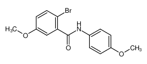 2-bromo-N-(4-methoxylphenyl)-5-methoxybenzamide_286439-95-0