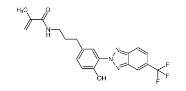 N-(3-(4-hydroxy-3-(5-(trifluoromethyl)-2H-benzo[d][1,2,3]triazol-2-yl)phenyl)propyl)methacrylamide_286471-29-2