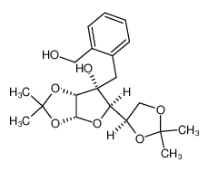 3-C-[2-(hydroxymethyl)phenylmethyl]-1,2;5,6-di-O-isopropylidene-α-D-allofuranose_286476-35-5