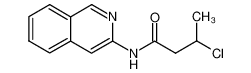 3-chloro-N-isoquinolin-3-yl-butyramide_28662-72-8