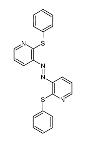 2,2'-bis-phenylsulfanyl-3,3'-diazenediyl-bis-pyridine_28664-51-9