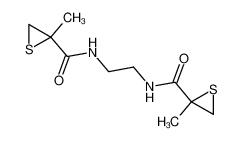 1,2-bis-(2-methyl-thiiranecarbonylamino)-ethane_28666-10-6