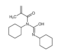 N-cyclohexyl-N-(cyclohexylcarbamoyl)-2-methylprop-2-enamide_28666-13-9
