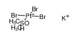 K{(bromo)3(dimethylsulfoxide)platinum}_28681-13-2