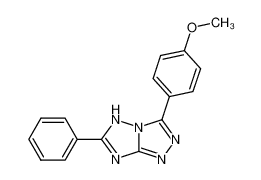 3-(4-methoxy-phenyl)-6-phenyl-5(7)H-[1,2,4]triazolo[1,5-b][1,2,4]triazole_28681-24-5