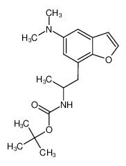 N-tert-butoxycarbonyl 1-(5-[N',N'-dimethyl]aminobenzofur-7-yl)-2-aminopropane_286836-69-9