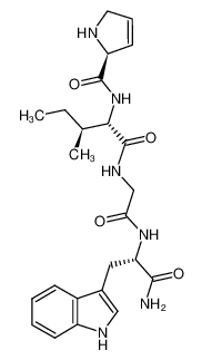 3,4-dehydro-Pro-Ile-Gly-Trp-NH2_286862-65-5