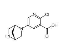 5-((1R,4R)-2,5-diazabicyclo[2.2.1]heptan-2-yl)-2-chloronicotinic acid_286944-08-9
