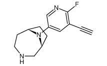(1R,6S)-9-(5-ethynyl-6-fluoropyridin-3-yl)-3,9-diazabicyclo[4.2.1]nonane_286945-06-0