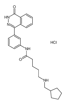 4-(3-(5-Cyclopentylmethylaminovalerylamino)phenyl)-2H-phthalazin-1-one Hydrochloride_286952-86-1