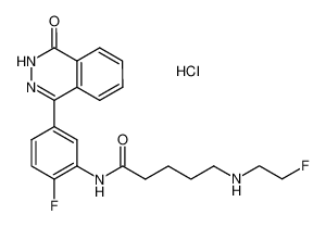 4-(3-(5-(2-Fluoroethylamino)valerylamino)-4-fluorophenyl)-2H-phthalazin-1-one Hydrochloride_286953-93-3