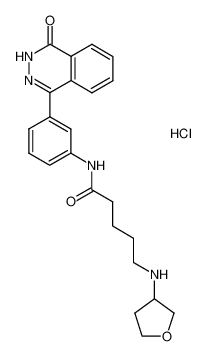 4-(3-(5-(Tetrahydrofuran-3-ylamino)valerylamino)phenyl)-2H-phthalazin-1-one Hydrochloride_286954-78-7