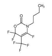 3-butyl-4,6,6-trifluoro-5-trifluoromethyl-3,6-dihydro-[1,3]oxazin-2-one_28696-91-5